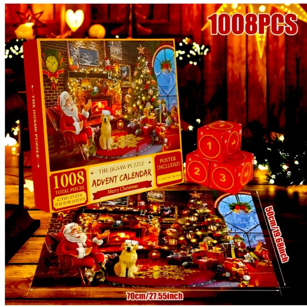 The Jigsaw Puzzle
Advent Calendar
Merry Christmas
Santa in Living Room with Pets